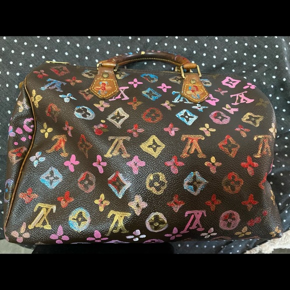 Custom painted Authentic Louis Vuitton Speedy Bag - Picture 11 of 16